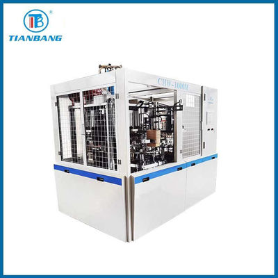 Giấy Kraft dùng một lần Máy hộp thức ăn nhanh Thức ăn nhẹ vuông mang đi CHW-1000M