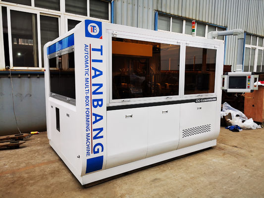 Máy tạo hình hộp cơm trưa bằng giấy cơ khí Lưới đa thông minh tự động CHJ-G