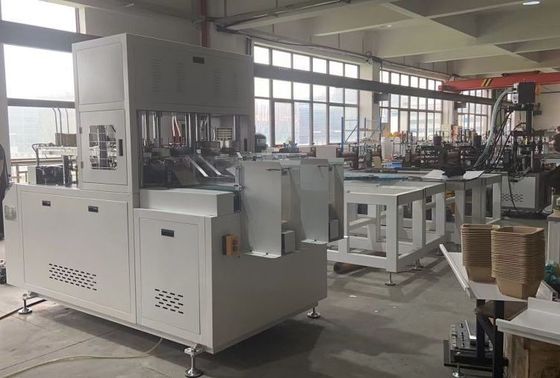 Máy làm hộp đựng thức ăn bằng giấy hình bát giác CHJ-A tự động thông minh