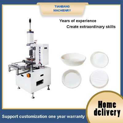 Nồi chiên không khí Máy bát giấy dùng một lần Máy khay giấy tròn bán tự động DGT-B