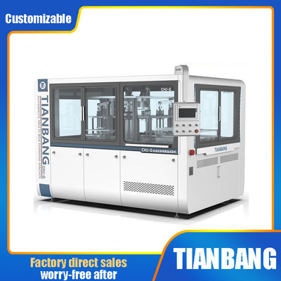 Hộp cơm trưa 20-30 / phút Máy làm bát giấy nhiều lưới