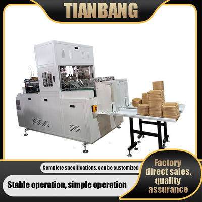 Máy đúc hộp cơm giấy Chj-a điều khiển máy tính thông minh sản xuất khay hộp cơm giấy dùng một lần