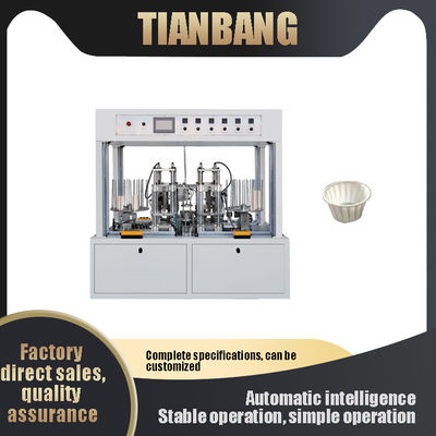 Máy ép cốc giấy hai vị trí tự động có thể lập trình